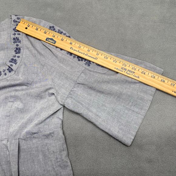 Part Two Denmark Lagenlook Tunic Top Womens 14 UK (10 US?) Embroidered Boho - Picture 12 of 16